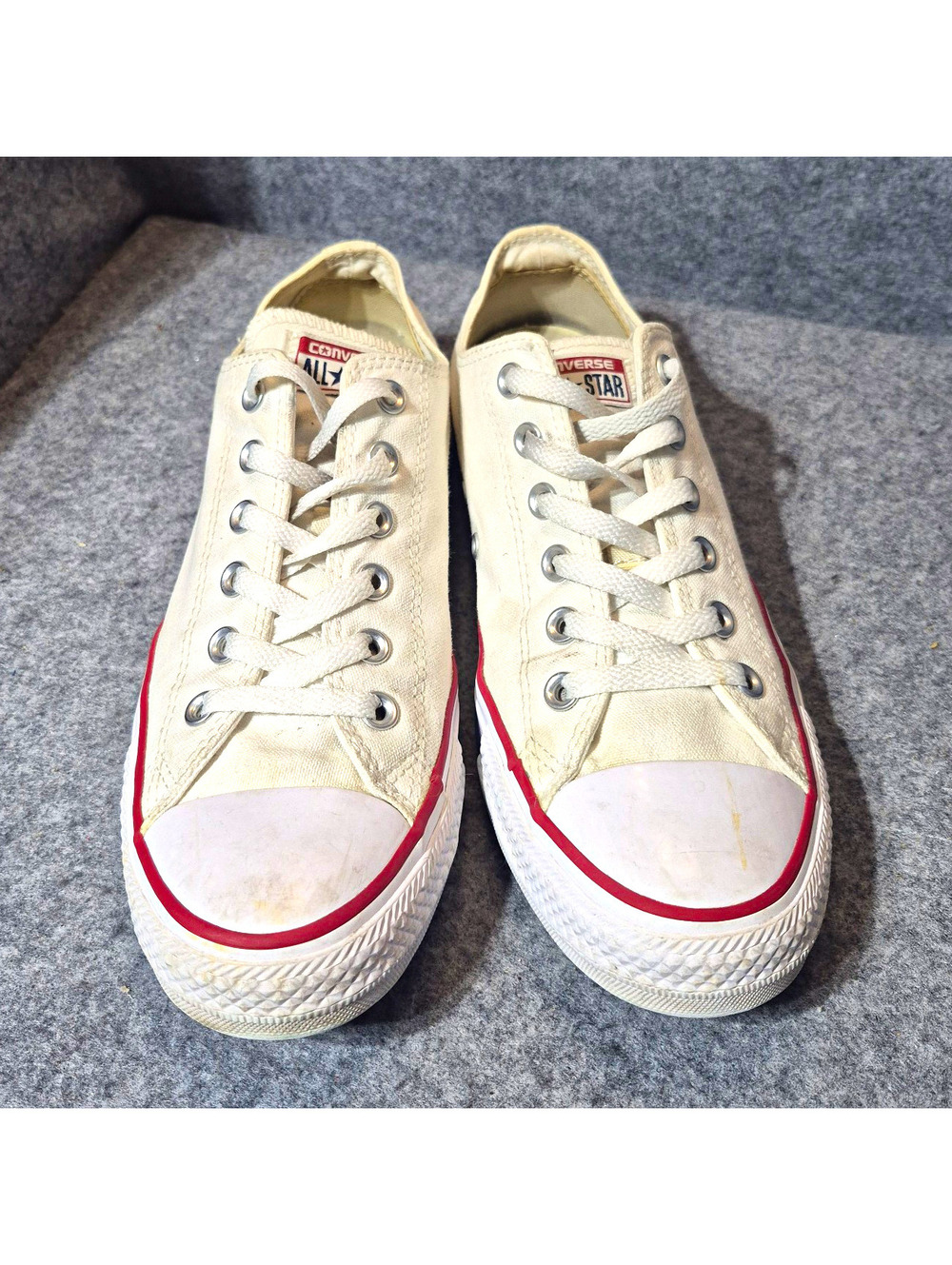 Converse Chuck Taylor All Star Low Top Lace-Up Sneaker Optic Men's 8 White
